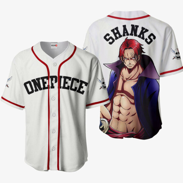 Shanks Jersey Shirt One Piece Custom Anime Merch Clothes for Otaku 1