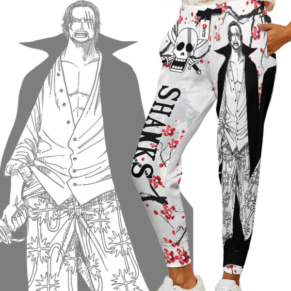 Shanks Joggers Custom Anime One Piece Sweatpants Japan Style 2
