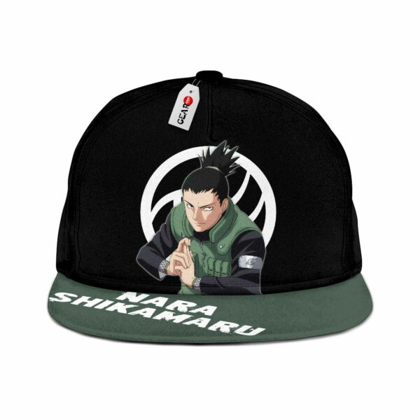 Shikamaru Nara Snapback Hat Custom NRT Anime Hat 1