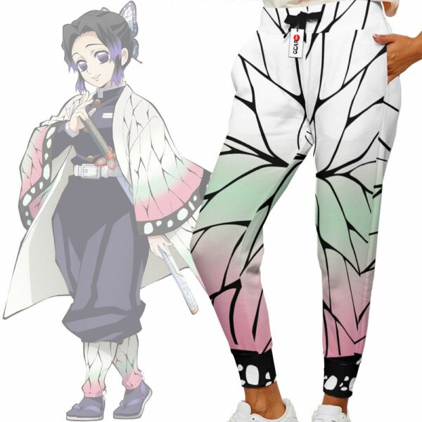 Shinobu Kocho Jogger Pants Custom Uniform Kimetsu Anime Sweatpants 1