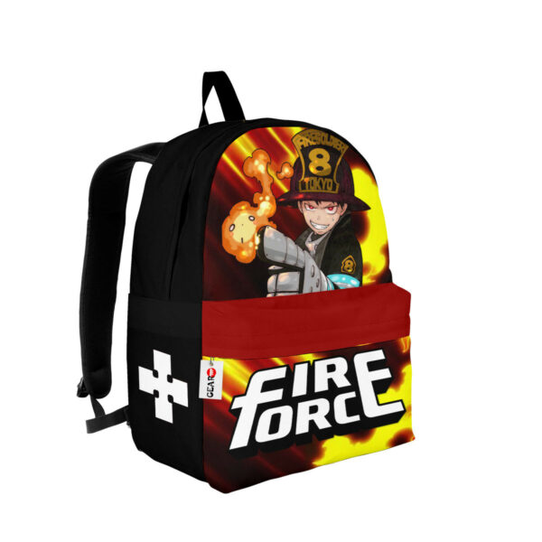 Shinra Kusakabe Backpack Custom Fire Force Anime Bag for Otaku 2