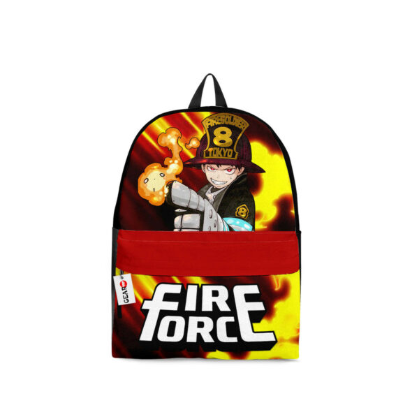 Shinra Kusakabe Backpack Custom Fire Force Anime Bag for Otaku 1