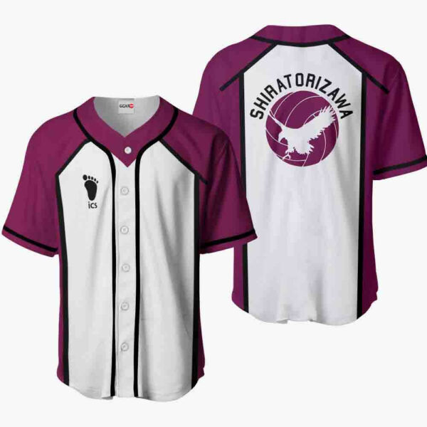 Shiratorizawa Jersey Shirt Custom Haikyuu Anime Merch Clothes 1