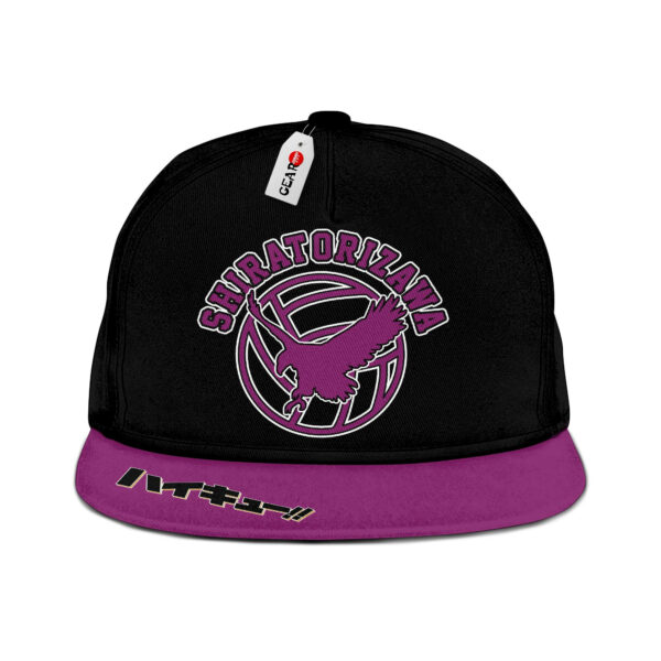 Shiratorizawa Snapback Hat Custom Haikyuu Anime Hat for Otaku 1