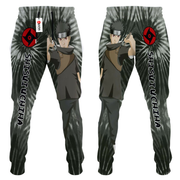 Shisui Uchiha Joggers Custom Anime Sweatpants Tie Dye Style Merch 3
