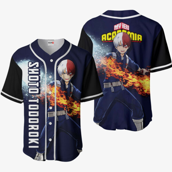 Shoto Todoroki Jersey Shirt Custom My Hero Academia Anime Merch Clothes 1