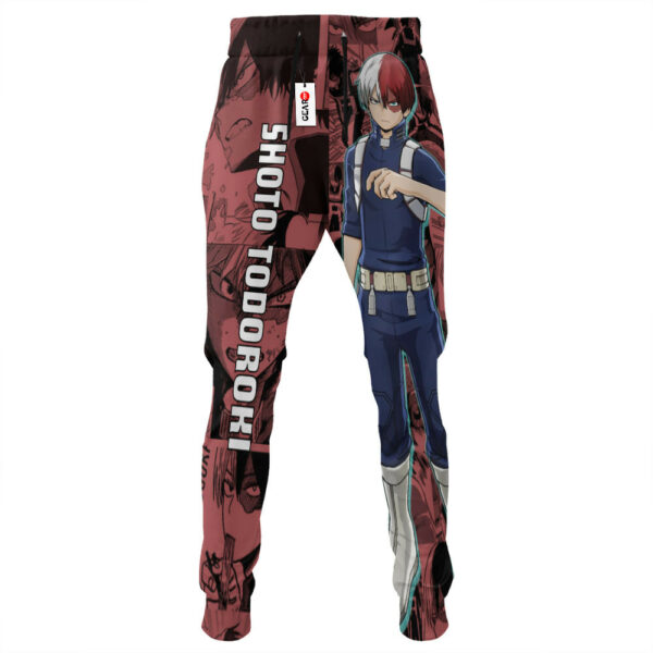 Shoto Todoroki Joggers Custom Anime My Hero Academia Sweatpants Mix Manga 4