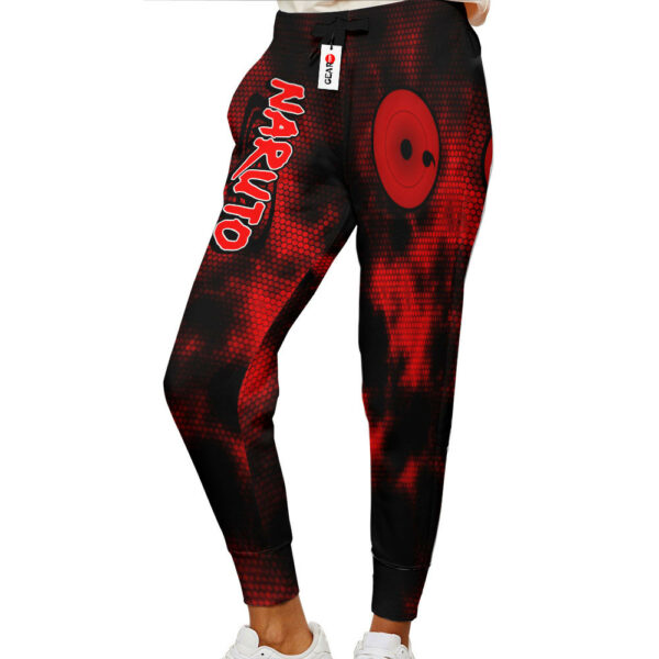 Single Tomoe Sharingan Sweatpants Custom Anime NRT Jogger Pants Merch 2