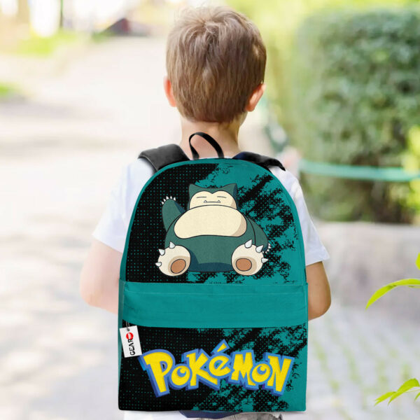 Snorlax Backpack Custom Anime Pokemon Bag Gifts for Otaku 3