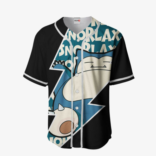 Snorlax Jersey Shirt Custom Pokemon Anime Merch Clothes for Otaku 2