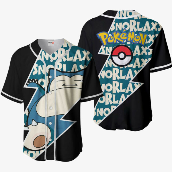 Snorlax Jersey Shirt Custom Pokemon Anime Merch Clothes for Otaku 1