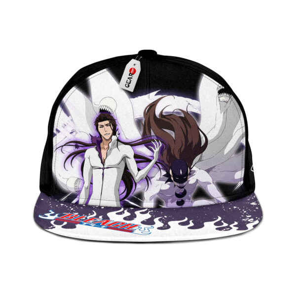 Sosuke Aizen Snapback Hat Custom BL Anime Hat for Otaku 1
