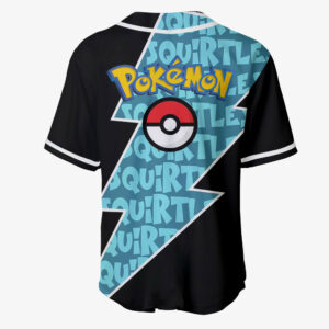 Squirtle Jersey Shirt Custom Pokemon Anime Merch Clothes for Otaku 5