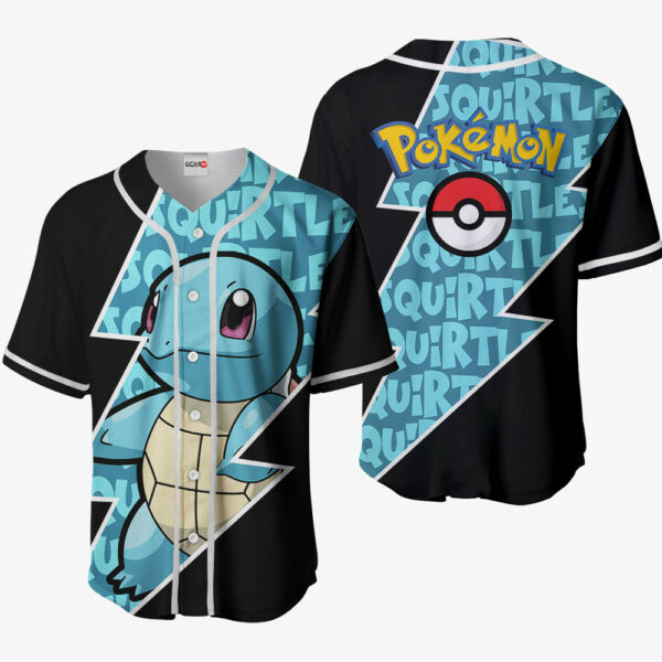 Squirtle Jersey Shirt Custom Pokemon Anime Merch Clothes for Otaku 1