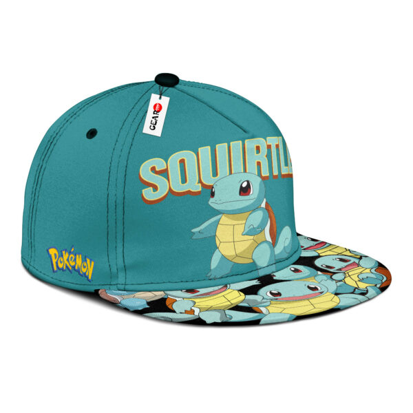 Squirtle Snapback Hat Custom Pokemon Anime Hat Gift For Otaku 2