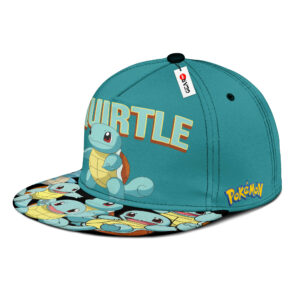 Squirtle Snapback Hat Custom Pokemon Anime Hat Gift For Otaku 6