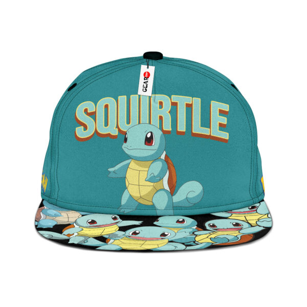 Squirtle Snapback Hat Custom Pokemon Anime Hat Gift For Otaku 1