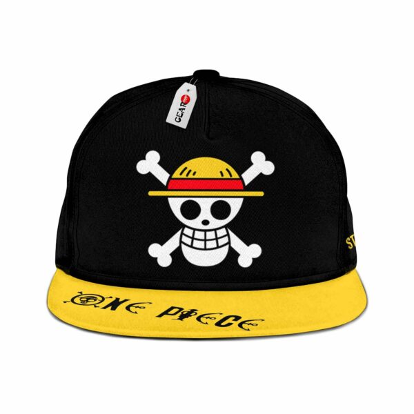 Straw Hat Pirates Hat Cap One Piece Anime Snapback Hat 1