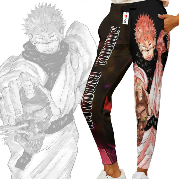 Sukuna Ryoumen Joggers Custom Anime Jujutsu Kaisen Sweatpants 2