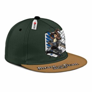 Survey Corp Eren Snapback Hat Custom Attack On Titan Anime Hat 6