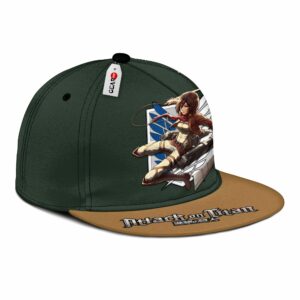 Survey Corp Mikasa Snapback Hat Custom Attack On Titan Anime Hat 6