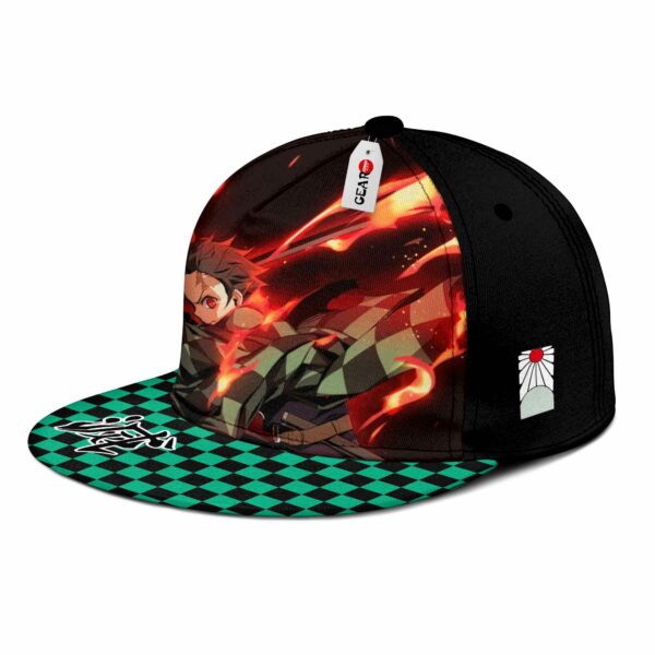 Tanjiro Cap Hat Sun Breathing Anime Kimetsu Snapback 2