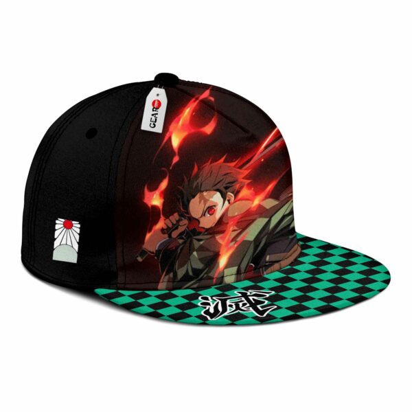 Tanjiro Cap Hat Sun Breathing Anime Kimetsu Snapback 3