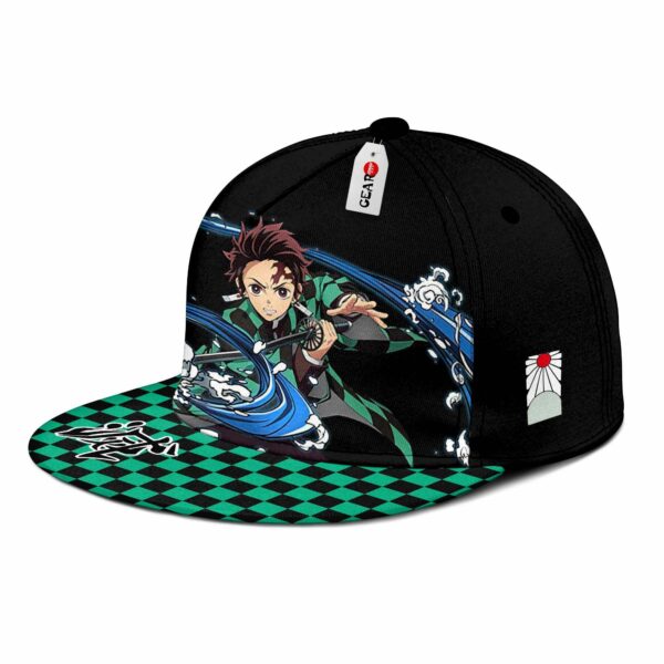 Tanjiro Cap Hat Water Breathing Anime Kimetsu Snapback 2