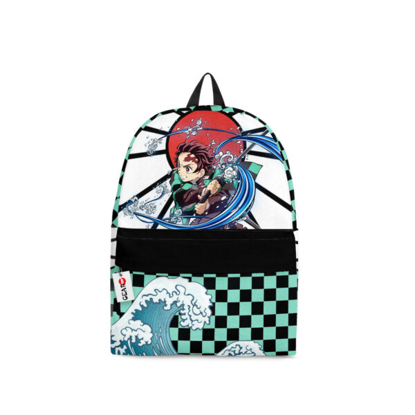 Tanjiro Hanafuda Backpack Custom Kimetsu Anime Bag for Otaku 1