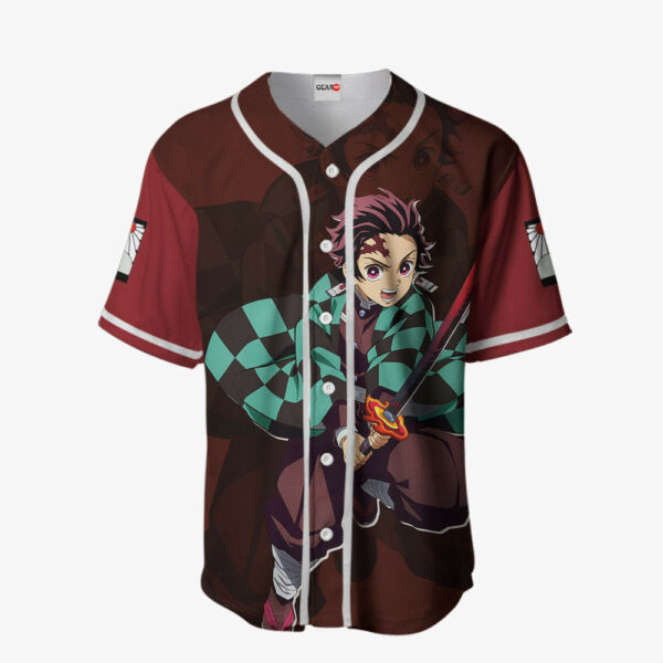 Tanjiro Jersey Shirt Custom Kimetsu Anime Merch Clothes for Otaku 2