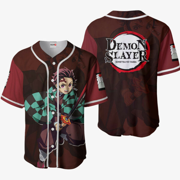 Tanjiro Jersey Shirt Custom Kimetsu Anime Merch Clothes for Otaku 1