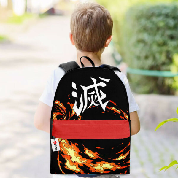 Tanjiro Kamado Sun Breathing Backpack Custom Anime Kimetsu Bag 3