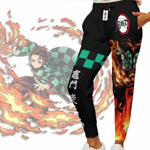 Tanjiro Sun Breathing Jogger Pants Custom Anime Kimetsu Sweatpants 2