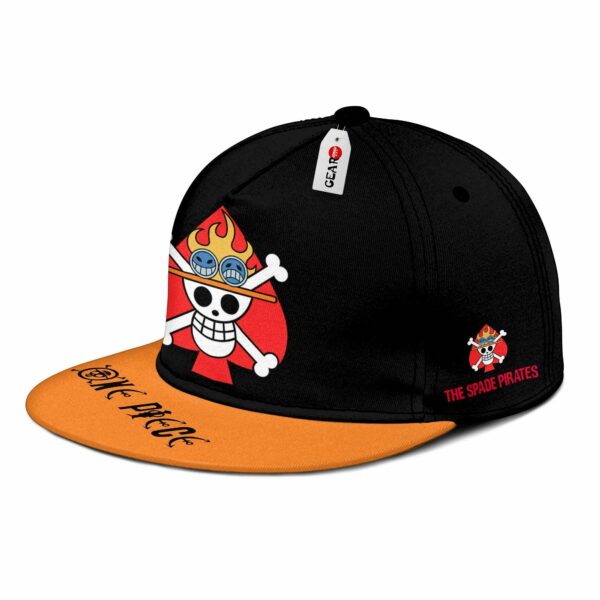 The Spade Pirates Hat Cap One Piece Anime Snapback Hat 2