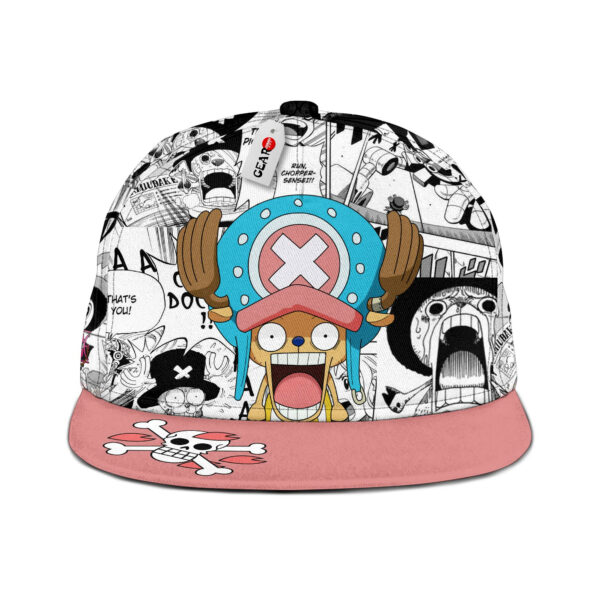 Tony Tony Chopper Snapback Hat Custom One Piece Anime Hat Mix Manga 1