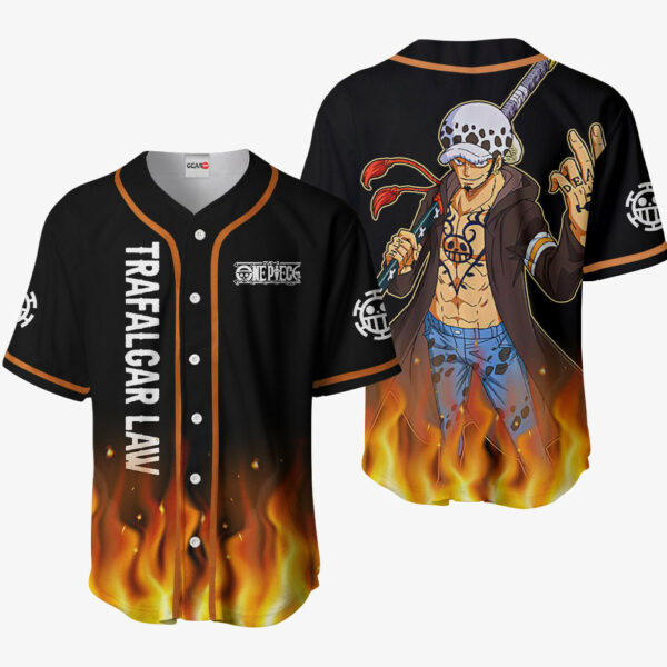 Trafalgar Law Jersey Shirt Custom OP Anime Merch Clothes for Otaku 1