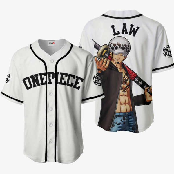 Trafalgar Law Jersey Shirt One Piece Anime Merch Clothes for Otaku 1