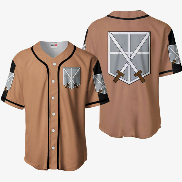 Training Corps Jersey Shirt Custom Attack On Titan Anime Merch Clothes 1