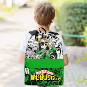 Tsuyu Asui Backpack Custom My Hero Academia Anime Bag Manga Style 5