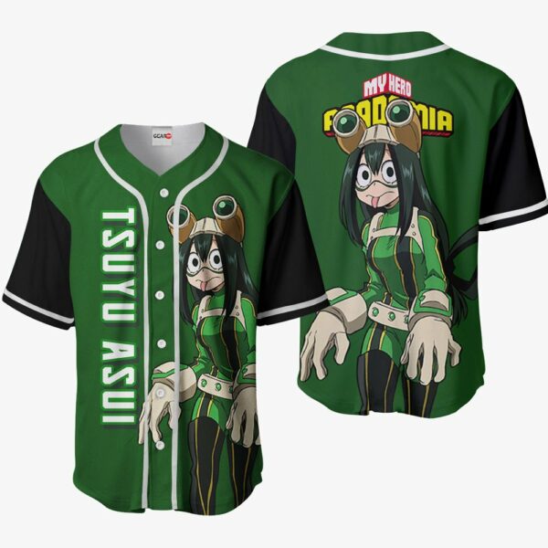 Tsuyu Asui Jersey Shirt Custom My Hero Academia Anime Merch Clothes 1