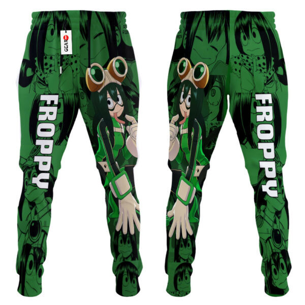 Tsuyu Asui Joggers Custom Anime My Hero Academia Sweatpants Mix Manga 3