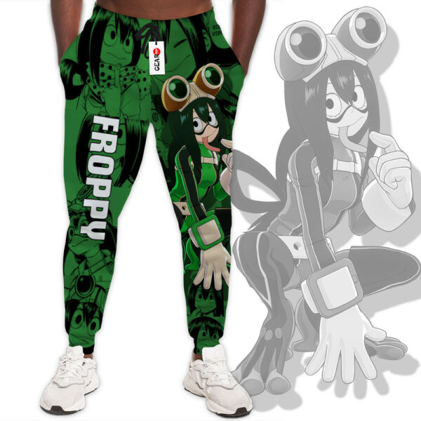 Tsuyu Asui Joggers Custom Anime My Hero Academia Sweatpants Mix Manga 1