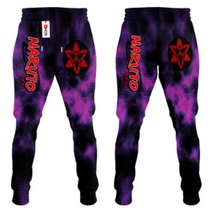 Uchiha Sasuke Eternal Mangekyo Sharingan Sweatpants Custom Anime NRT Jogger Pants 7