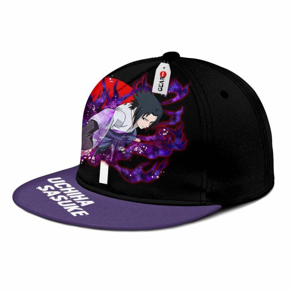 Uchiha Sasuke Snapback Hat Custom NRT Anime Hat 2