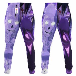 Uchiha Sasuke Sweatpants Custom Anime NRT Jogger Pants Merch 7