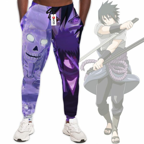 Uchiha Sasuke Sweatpants Custom Anime NRT Jogger Pants Merch 1