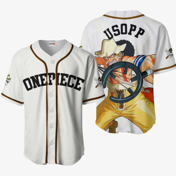 Usopp Jersey Shirt One Piece Custom Anime Merch Clothes for Otaku 1