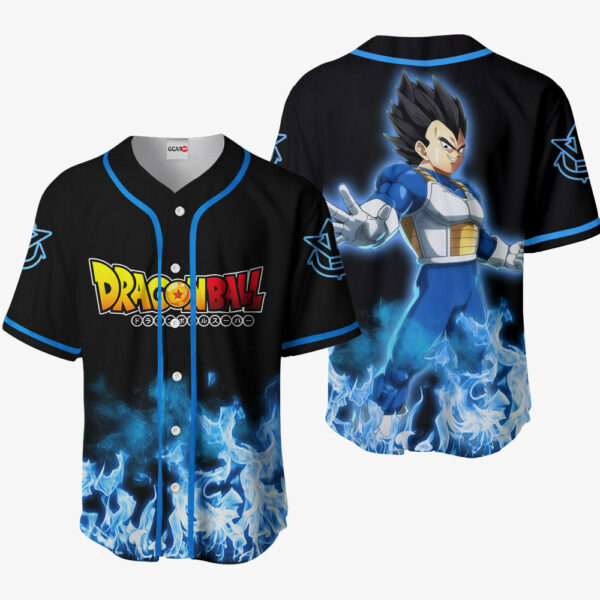 Vegeta Jersey Shirt Custom Dragon Ball Anime Merch Clothes 1