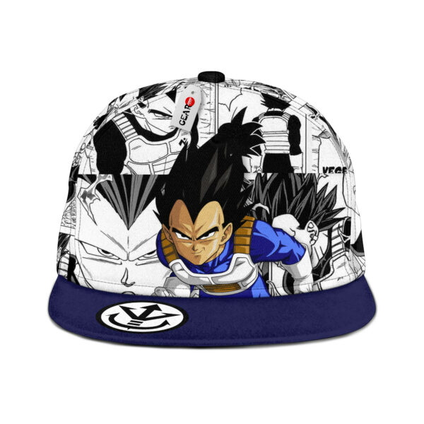 Vegeta Snapback Hat Custom Dragon Ball Anime Hat Mix Manga 1