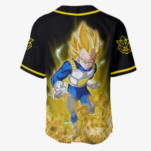 Vegeta Super Saiyan Jersey Shirt Custom Dragon Ball Anime Merch Clothes 5